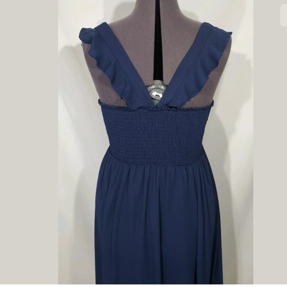 NWT Show Me Your Mumu June Maxi Dress Navy Sz XL - Picture 5 of 8